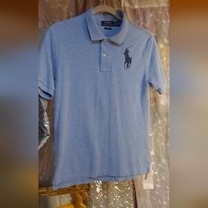 Polo Ralph Lauren Blue Polo Shirt. Juniors Size 14-16.